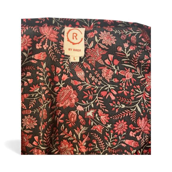 Anthropologie Raga Women's Black and Red Casual-dresses size L - Picture 6 of 6